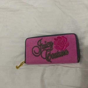Free with purchase original velour classic juicy couture wallet!